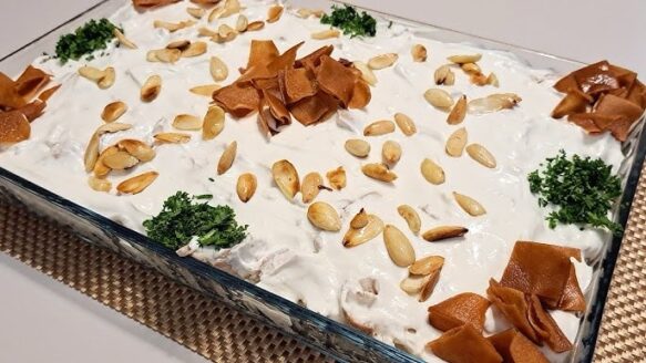 Syrische Fatteh met rijst